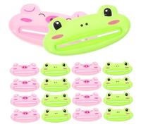 IWOWHERO 20 pièces Distributeurs de Dentifrice Mignons Animaux Extracteurs Manuels Durables et Réutilisables Gadgets Multifonctions pour Maison Presse-dentifrice Facile à Utiliser