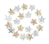 IWOWHERO 20 pièces Épingles à Cheveux Spirales Étoiles Accessoires Mariage Femmes Pinces Torsadées Élégantes Or et Argent Barrettes Ressort Faciles à Utiliser