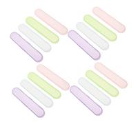 IWOWHERO 20 Pièces Eyelash Tweezer Organizer Case With Scratch Resistant Interior Plastic Circular Storage Box For Lash Extension Tools Portable Transparent Tweezer Container