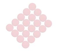 IWOWHERO 20 Pièces Lot de Houppettes Poudre Compactes Roses Coton Doux Haute Densité Applicateur Visage Portable pour Fond de Teint Uniformément Réparti et Absorption Huile Réutilisable et