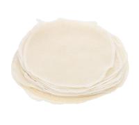 IWOWHERO 20 pièces Lot de Tapis Vapeur Coton Réutilisables Tissus Respirants Antiadhésifs pour Dim Sum Buns et Gâteaux Vapeur Accessoire Cuisine Maison et Professionnelle