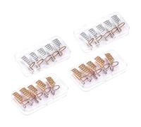 IWOWHERO 20 Pièces Repose-doigt en métal réutilisable guide des pointes d'ongles conseils nail tips capsules ongle formulaire d'embouts d'extension d'ongles protecteur de bouts d'ongles