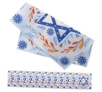 IWOWHERO 20 pièces Serviettes Jetables Hanukkah Bleues Décoratives avec Étoile de David Papier Absorbant pour Fêtes et Rassemblements Festifs