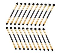 IWOWHERO 20 pièces Set Pinceaux Fard à Paupières Double Tête Kit Maquillage Yeux Compact et Léger pour Femmes Application Précise et Fondu Facile Outils Portables pour Maquillage Raffiné