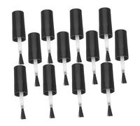 IWOWHERO 20 pièces Small Gel Polish Bottle Caps With Brush Replacement For Nail Polish Bottles Reusable For Home And Salon Use