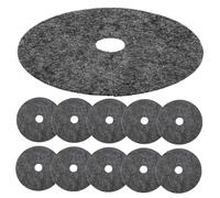 IWOWHERO 20 Pièces Tapis Anti-Mauvaises Tissu Non Tissé Protection Respirante pour Pots de Fleurs Couverture Paillage Jardin pour Contrôle des et Amélioration Croissance