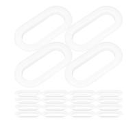IWOWHERO 20 Poignées en Plastique Blanc PP pour Boîtes en Carton, Poignées de Rechange Solides et Ergonomiques, Accessoires pour Déménagement et Rangement, Lot de 20 Pièces