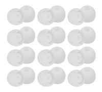 IWOWHERO 200 Embouts de Rechange en Silicone Transparents Taille Moyenne pour Écouteurs Intra-Auriculaires Coussinets Souples et Lavables Isolation Sonore Efficace pour Sport Bureau et
