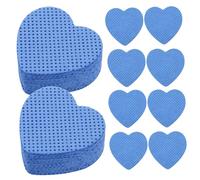 IWOWHERO 200pièces Lingettes Dissolvantes Pour Vernis Gel Forme Cœur Coton à Usage Unique Tampon Nettoyant Ongles Professionnel Pour Préparation Et Soin Des Ongles