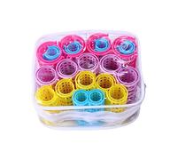 IWOWHERO 20Pcs Accessoires de Coiffure en Plastique pour Cheveux Longs et Courts Accessoires sans Chaleur Outils de Coiffure et Compacts Usage Domestique et Professionnel