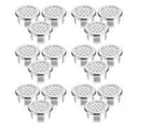 IWOWHERO 25 Pièces Cache Trop-Plein Évier Plastique Anneaux Décoratifs Ronds pour Lavabo Cuisine et Salle de Bain Protection Anti-débordement et Finition Soignée
