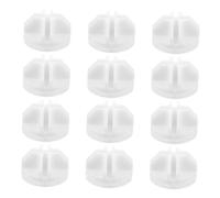 IWOWHERO 25 pièces Connecteurs de Cube Plastique Fixation Sécurisée Sans Outils pour Organisateurs de Placard Meuble de Rangement Modulaire Grille Fil Compatible Étagères Cubes de