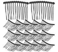IWOWHERO 25 pièces Peigne à Cheveux Métalliques pour Cheveux Fins Accessoires Élégants pour Coiffure Simple