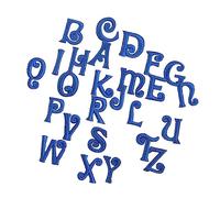 IWOWHERO 26pièces Patchs Brodés Pour Vêtements Décoration De Lettres Appliquées Anglais Pour Réparation Et Personnalisation Des Habits