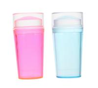 IWOWHERO 2ensembles Tampon Pour Nail Art De De Manucure Fluorescents Avec Grattoir Outils Pratiques Pour Salon Et à Domicile