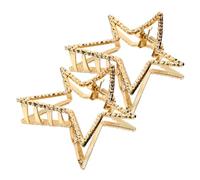 IWOWHERO 2pièces Barrettes Étoiles Dorées Pour Femmes De Accessoires Capillaires Et Mignons Clips Pratiques Pour Filles Parfaits Pour Toutes Les Occasions