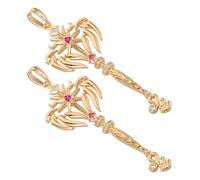 IWOWHERO 2pièces Breloques Zodiaque Cuivre Antique Pendentifs Constellation pour Bracelets et Colliers Accessoires DIY Créations Bijoux