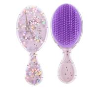 IWOWHERO 2pièces Brosse Démêlante Portable Pour Peignes Forme De Cartoon Pour Voyage Cheveux Bouclés Design Adorable Et Pratique Pours Petites Filles