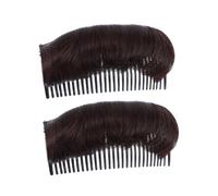 IWOWHERO 2pièces Outils De Volume De Cheveux Invisibles Pour Chignon Faux Peigne Élévateur De Coiffure Pour Femme Accessoire De Haute Coiffure