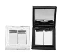 IWOWHERO 2pièces Palette De Maquillage Rechargeable Organisateur De Fards à Paupières Contenant Pour Lipstick Avec Godets Pour à Paupières Blush Contour Et Highlighter