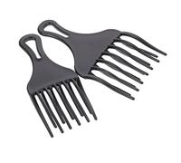 IWOWHERO 2pièces Peigne à Cheveux Multi-usages Plastique Peigne De Coiffure Pour Cheveux Bouclés Convient Aux Hommes Et Aux Femmes