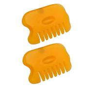 IWOWHERO 2pièces Peigne Gua Sha Grattant Massage Plaque De Massage Peigne Grattant Gua Sha Convient Au Visage Et Corps