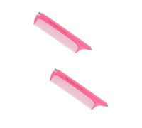 IWOWHERO 2pièces Peigne Plastique à Queue Fine Rétractable Pour Coiffure Outil De Coiffure Pratique Pour Cheveux Et Courts Couleur Aléatoire
