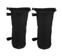 IWOWHERO 2pièces Sacs pour Chapiteau Sacs De Robustes Et Étanches pour Fixation Extérieure Camping Noir