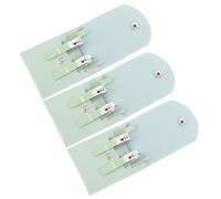 IWOWHERO 3 ensembles Set de Manucure Acier Inoxydable pour Soins des Ongles Outils de Pédicure Durables et Pratiques Kit Professionnel pour Usage à Domicile et Salon pour Famille et