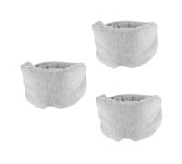 IWOWHERO 3 Pièces bandeau couvre-yeux pour les troubles du sommeil Dormir oeil endormi les yeux bandés masques patch yeux blinders masque pour les yeux de sommeil masque de sommeil velours