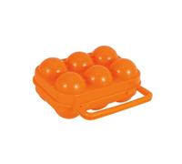 IWOWHERO 3 pièces Boîte à Œufs Portable Orange Organisateur de Rangement Étanche PP Protection Antichoc pour Camping Pique- et Voyage Extérieur