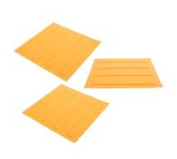IWOWHERO 3 pièces Briques de Pavage Tactile PVC Antidérapantes pour Sol Malvoyant Planches Aveugles de Cheminement Revêtement de Trottoir Lot pour Sécurité Piétons