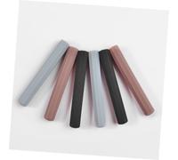 IWOWHERO 3 pièces Capuchons de Protection pour Stylos à Ongles Silicone Housses Anti-poussière et Anti-déformation pour Manucure Accessoires Nail Art Colorés Bleu Rose Pâle Noir Foncé