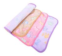 IWOWHERO 3 Pièces Couverture de Cage pour Cochon D’Inde, Flanelle Douce | Doublure Absorbante pour Petits Animaux, Chaude et Souple, Adaptée aux Cages, Entretien Facile