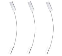 IWOWHERO 3 Pièces Dispositif Anti-chute pour Fenêtre avec Câble Inoxydable Sécurité et Protection Anti-accidents pour Maison Bureau et Écoles