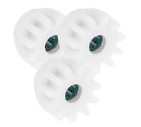IWOWHERO 3 Pièces Engrenages Rotatifs pour Seau à Serpillière Blanc Pièces de Rechange pour Balai à Franges Compatible avec Balais à Franges Standard Easywring Rinseclean Accessoire