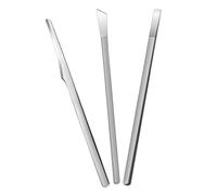 IWOWHERO 3 pièces Kit de Outils Pédicure Inox pour Soin des Ongles Incarnés Grattoir Peau Morte et Coupe Ongles et Professionnel pour Soins Domicile ou Salon