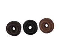 IWOWHERO 3 pièces Outils Coiffure Chignon Donut Extensions Cheveux Pour Queue de Cheval et Bun Messy Hairpiece Volume Naturel