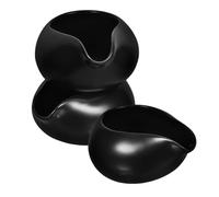 IWOWHERO 3 pièces Pichet à Lait Céramique Verseur sans Goutte pour Café Latte Art et Sauce Style Scandinave Léger et Sûr pour Cuisine et Bar