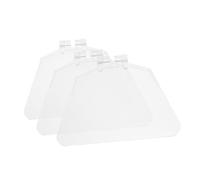 IWOWHERO 3 pièces Protection Transparent pour Meuleuse Banc Remplacement Bouclier Sécurité Accessoires Facile Installation