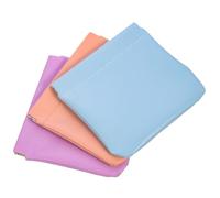 IWOWHERO 3 pièces Trousse de Maquillage Mini Cuir PU Pochette Petite Multifonction sans Fermeture Lot de Pochons Auto-fermants pour Femme pour Voyage et Rangement Cosmétiques