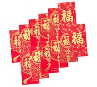 IWOWHERO 36 Pièces Festival Envelopes Paper Packets For Year Chinese Traditional Money Pouches Set With Designs Each And Elegant For Greeting Cards And