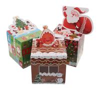 IWOWHERO 3ensembles Lot pour Noël Tirelires de Cadeaux Espèces Boîtes à Friandises pour Fêtes de Fête Façons Amusantes Offrir de Cadeau
