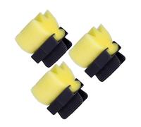 IWOWHERO 3pièces Brosse à Cheveux Professionnelle Pour Nettoyer Les Cheveux Coupés De Outil De Coiffure Pour Salon Et Usage Domestique Jaune
