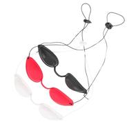 IWOWHERO 3pièces Masque De Sommeil Ajustable Avec Lunettes De La Lumière Pour Voyage La Thérapie Bronzage