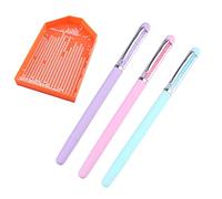 IWOWHERO 3pièces Outils De Manucure Set De Stylos à Paillettes Pour Art Des Dotting Pen Vert Rose Pratique Et Précis Pour Décoration Des Et Accessoires