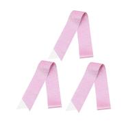 IWOWHERO 3pièces Sash Glitter Vide Pour Diy Ceinture Événementielle Pour Graduation Mariage Et Fête De Naissance Accessoire De Personnalisable Pailleté