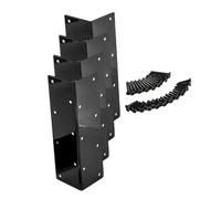 IWOWHERO 4 Ensemble Équerre pour Fixation Angles Équerre Angle Renforcée Support Étagère Meubles Et Jardinières