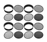 IWOWHERO 4 Ensembles Lot de Tamis à Main pour Sol avec Mailles Interchangeables Passoire Plastique Légère et Résistante pour Tri Sable Roches et Terre Au Jardin