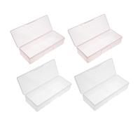 IWOWHERO 4 Pièces Boîtes à Outils De Manucure Pour Rangement Outils De Ponçage Organisateurs